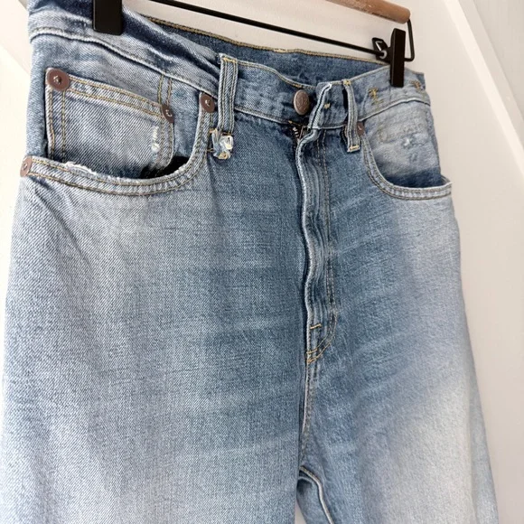 R13 Jane High Waisted Wide Leg Jeans - 27 (fits small) - Picture 6 of 17